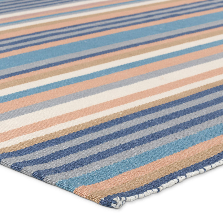 Vibe by Jaipur Living Sergio Handmade Striped Blue/Cream Area Rug (2'X3')