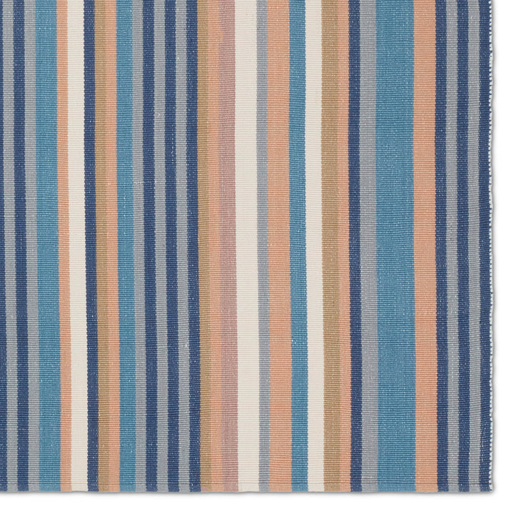 Vibe by Jaipur Living Sergio Handmade Striped Blue/Cream Area Rug (2'X3')