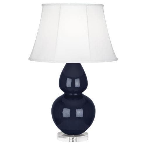 Butter Double Gourd Table Lamp-Eastern Accents-ABBEY-MB23-Table LampsMidnight Blue-15-France and Son