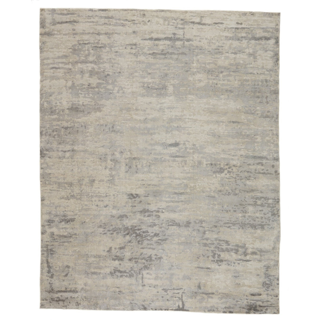 Barclay Butera by Jaipur Living Retreat Handmade Abstract Gray/ Ivory Area Rug (10'X14')