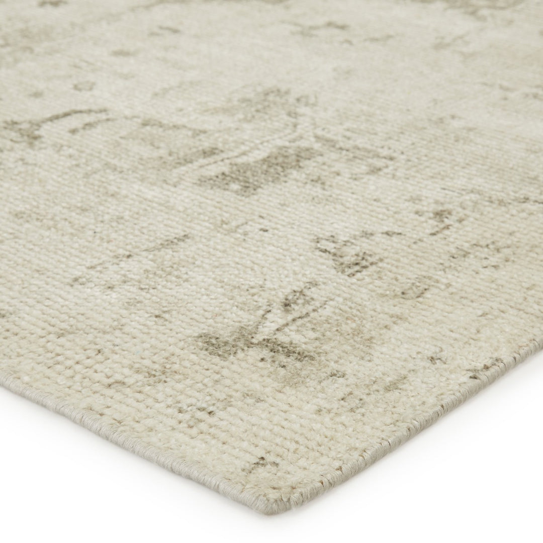 Barclay Butera by Jaipur Living Canyon Handmade Medallion Ivory/ Light Gray Runner Rug (3'X10')