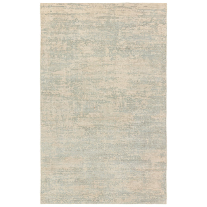 Barclay Butera by Jaipur Living Retreat Handmade Abstract Teal/ Cream Area Rug (5'X8')