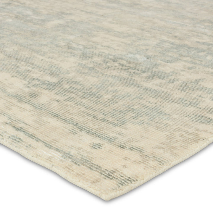 Barclay Butera by Jaipur Living Retreat Handmade Abstract Teal/ Cream Area Rug (8'X10')