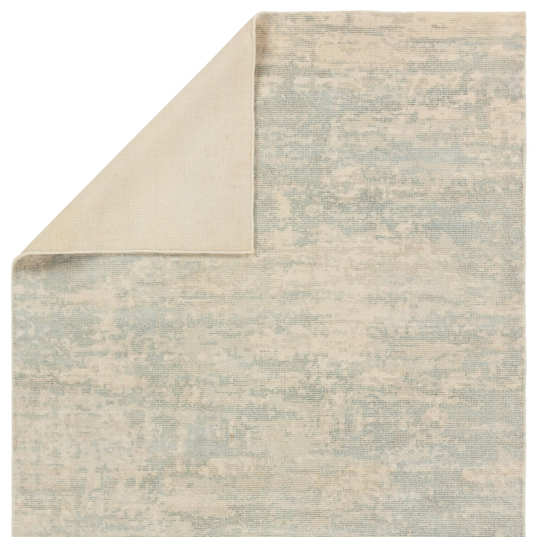 Barclay Butera by Jaipur Living Retreat Handmade Abstract Teal/ Cream Area Rug (5'X8')