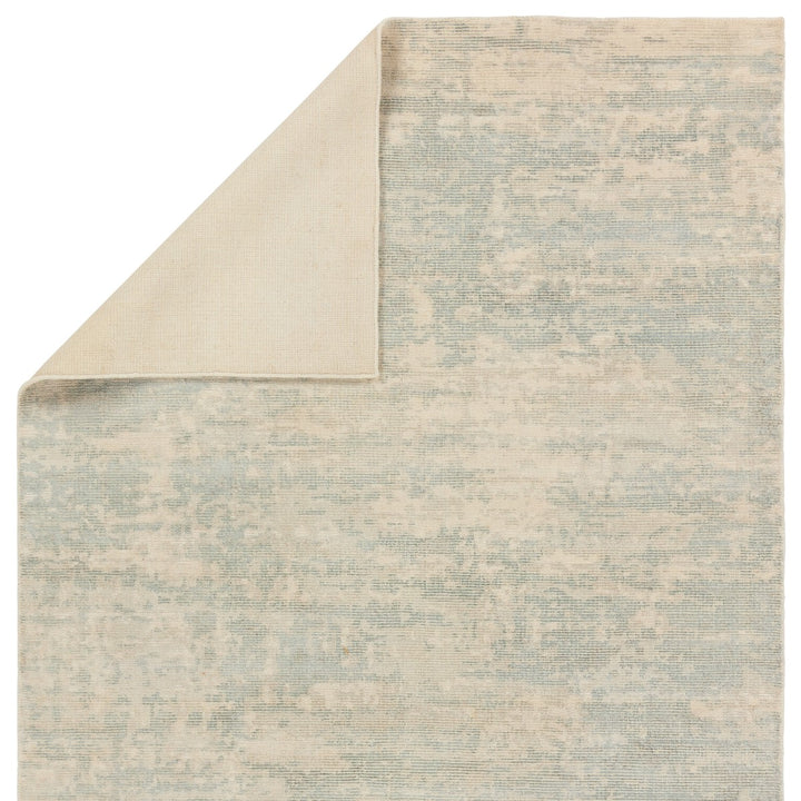 Barclay Butera by Jaipur Living Retreat Handmade Abstract Teal/ Cream Area Rug (8'X10')