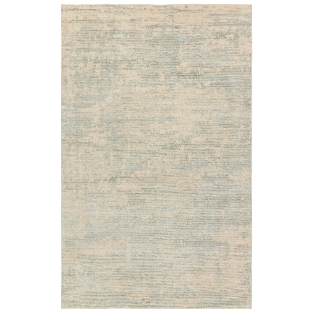 Barclay Butera by Jaipur Living Retreat Handmade Abstract Teal/ Cream Area Rug (8'X10')