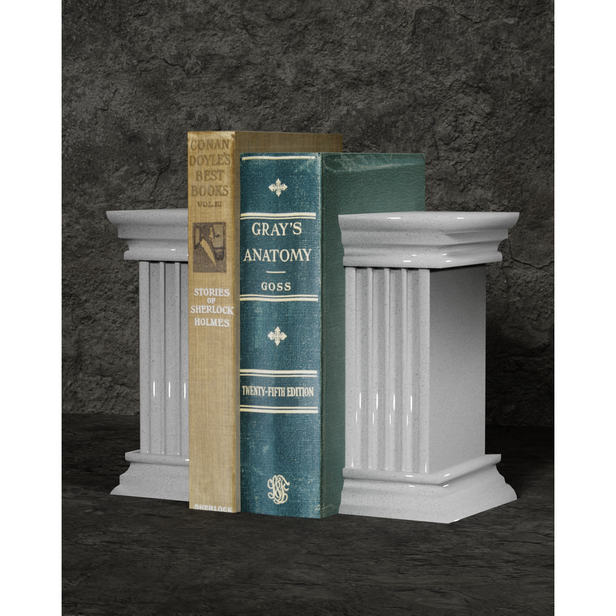 Epoch Collection Obsidian Stone Bookends-FABLER-MC-BE40-PW-Bookends-1-France and Son
