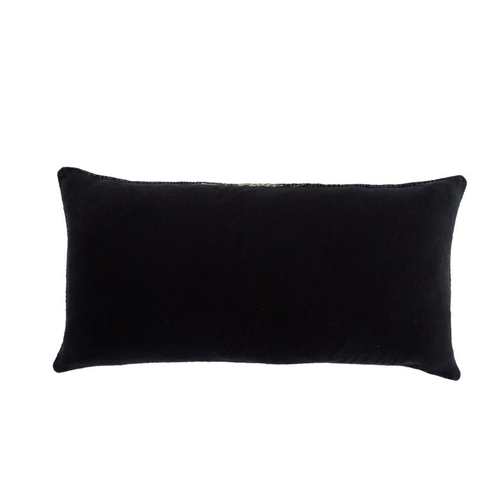 Jaipur Living Aravalli Ombre Black/ Gray Poly Fill Pillow (12"X24" Lumbar)