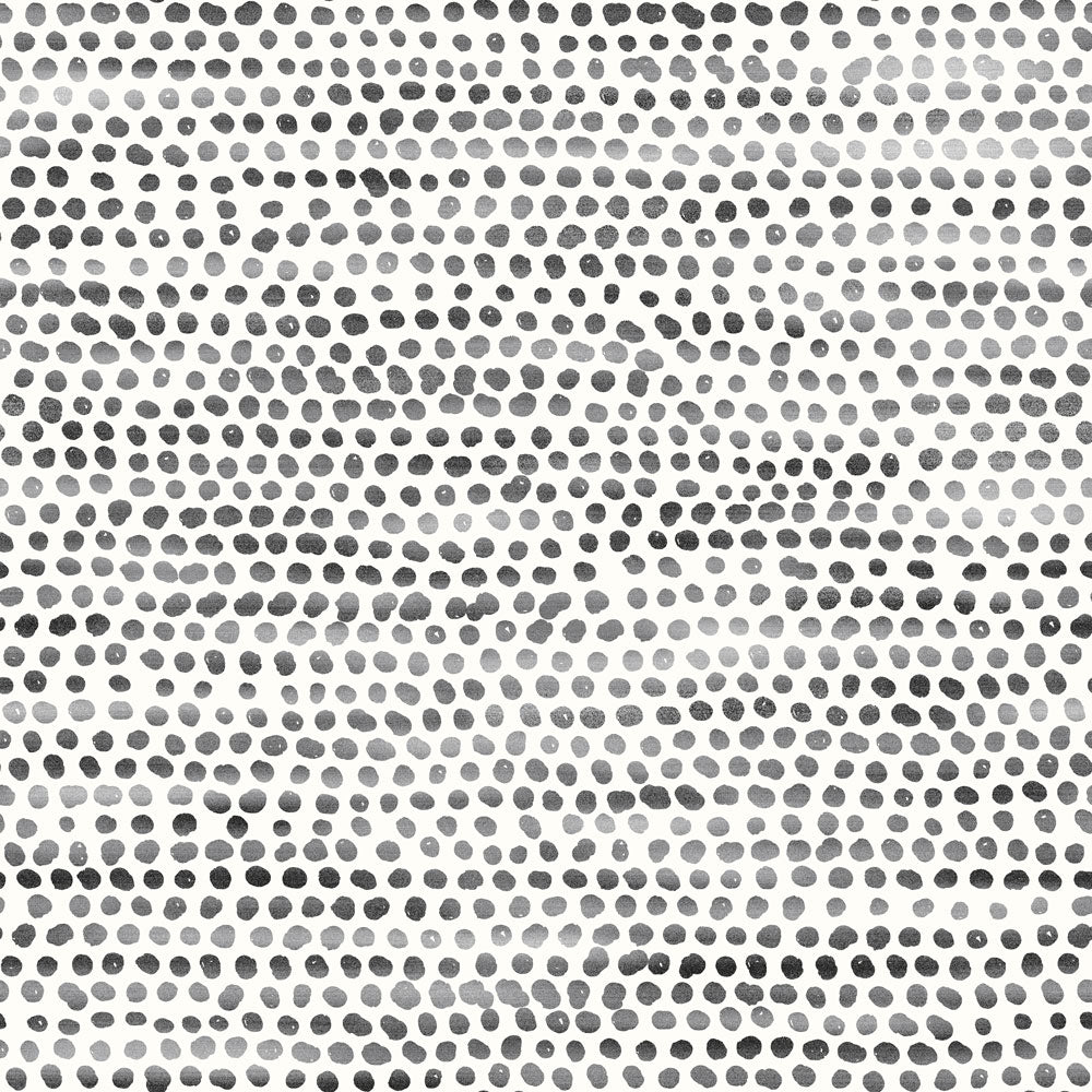 Moire Dots Peel And Stick Wallpaper-Tempaper & Co.-Tempaper-MD10642-DecorBlack/White-11-France and Son