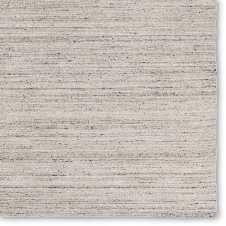 Jaipur Living Vassa Handmade Solid White/ Gray Runner Rug (3'X12')