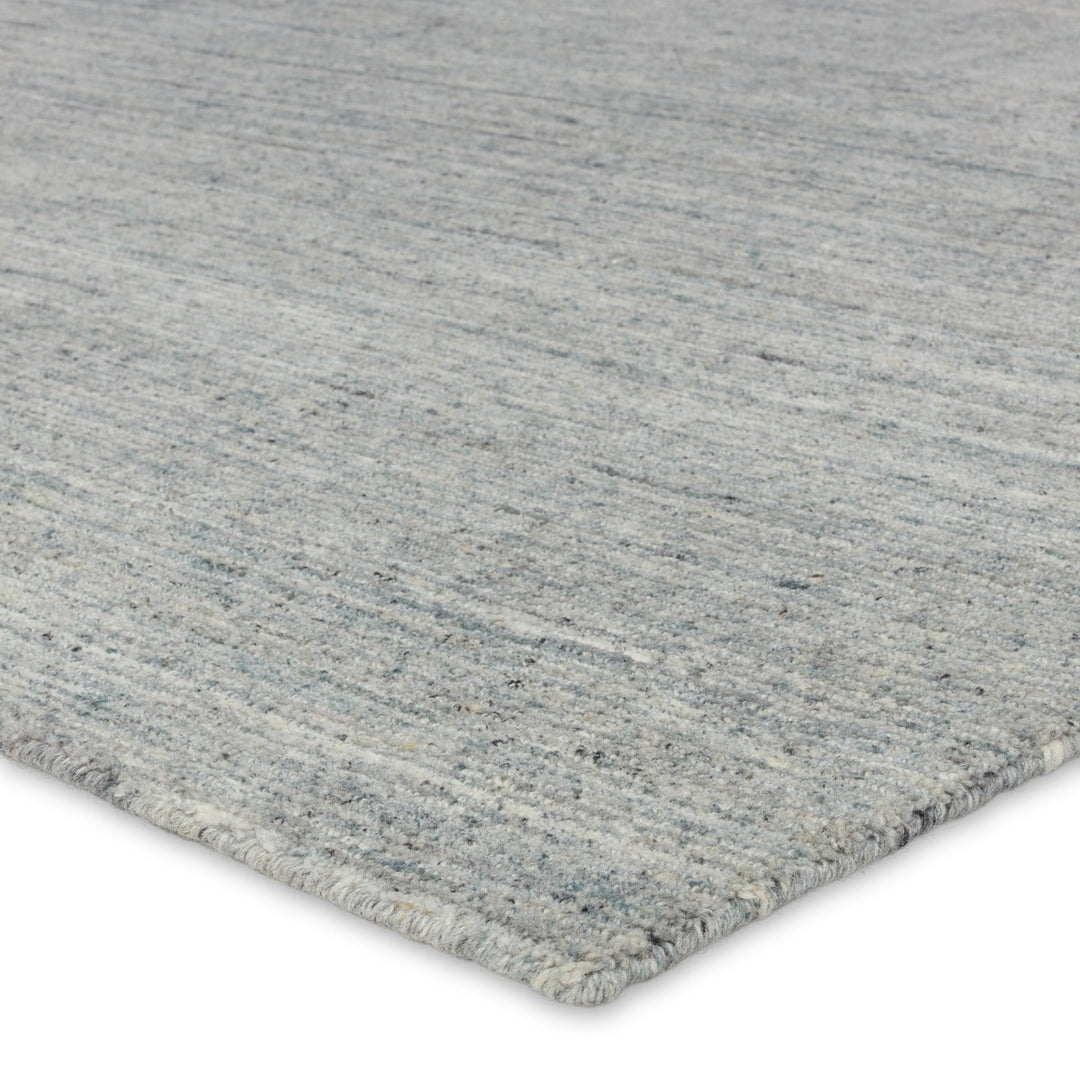 Jaipur Living Vassa Handmade Solid Blue/ Gray Runner Rug (3'X12')