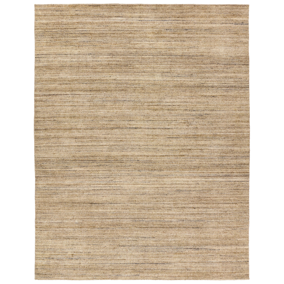 Jaipur Living Evenin Handmade Striped Brown/Cream Area Rug (9'X13')