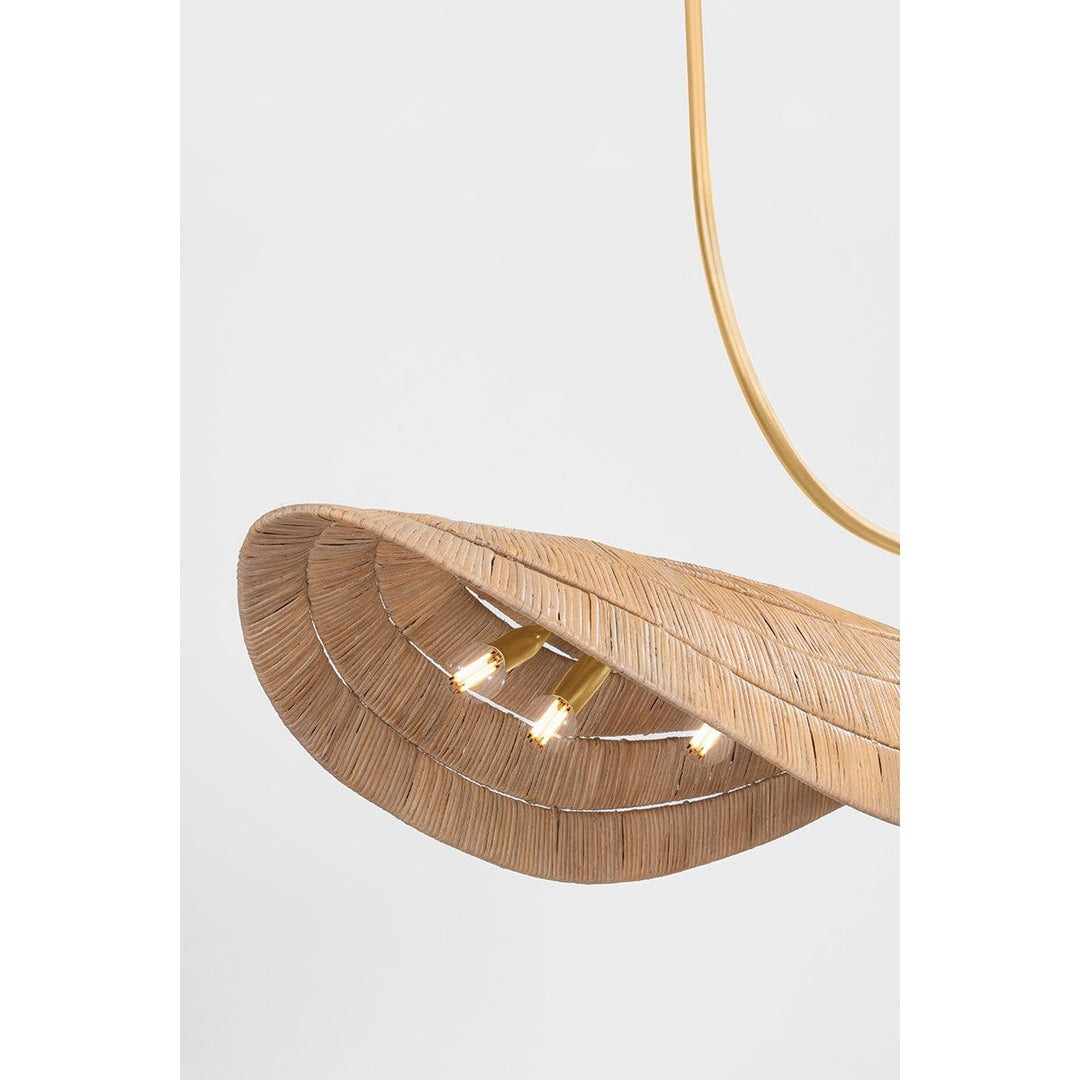 Medea Linear - Gold Leaf 6 Lights