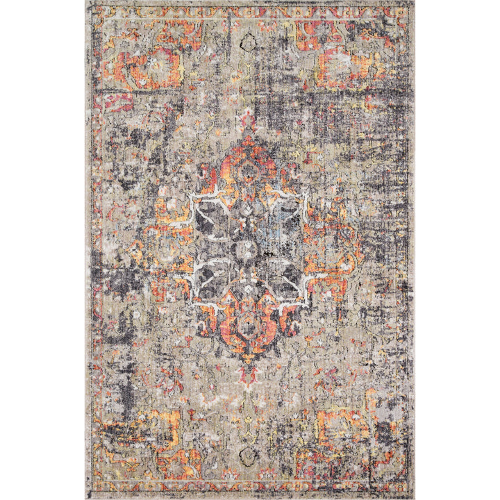 Loloi Medusa Taupe / Sunset 18" x 18" Sample Rug