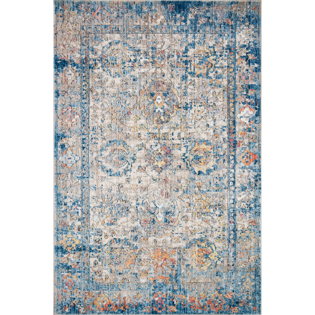 Loloi Medusa Blue / Multi 18" x 18" Sample Rug