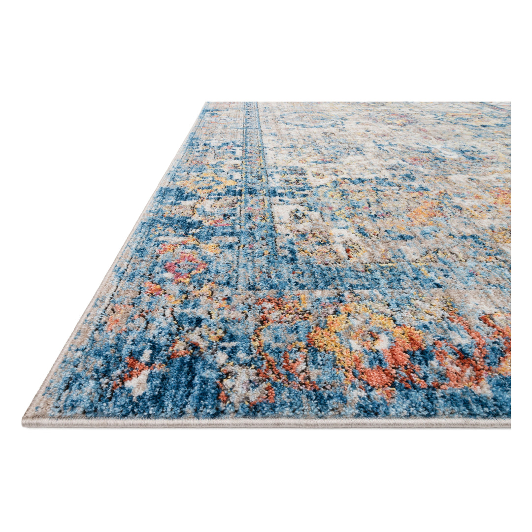 Loloi Medusa Blue / Multi 18" x 18" Sample Rug