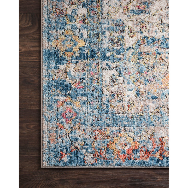 Loloi Medusa Blue / Multi 18" x 18" Sample Rug