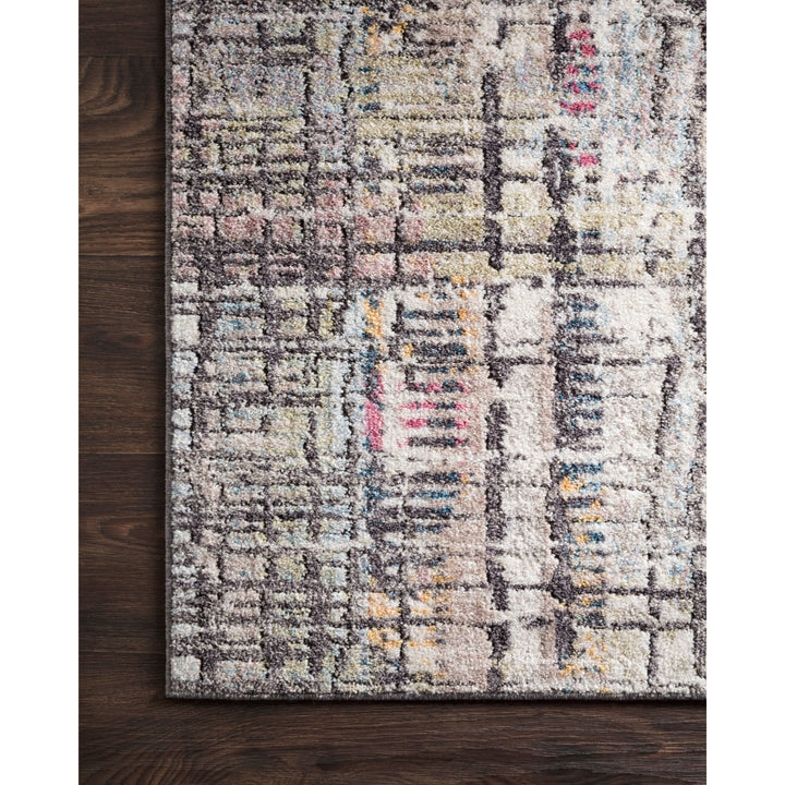 Loloi Medusa Charcoal / Multi 18" x 18" Sample Rug