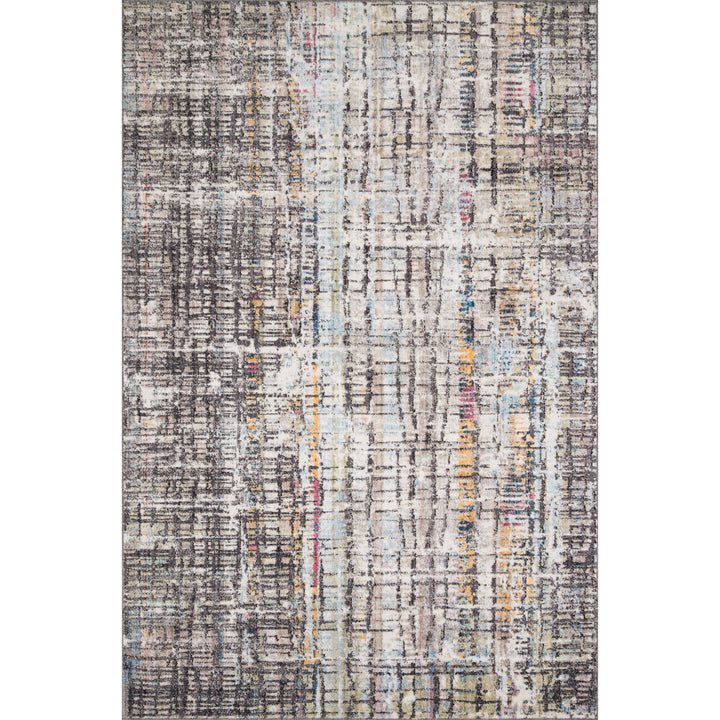 Loloi Medusa Charcoal / Multi 2'-4" x 10' Runner Rug