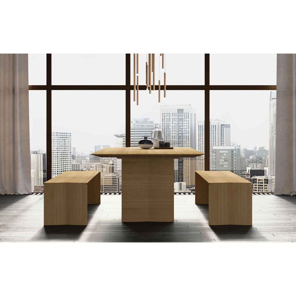 Soho 106" Oak Dining Table by Modloft