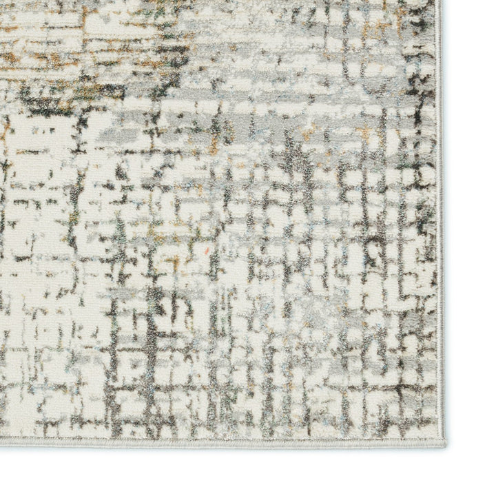 Vibe by Jaipur Living Lavorre Abstract Gray/ Gold Area Rug (7'10"X10')