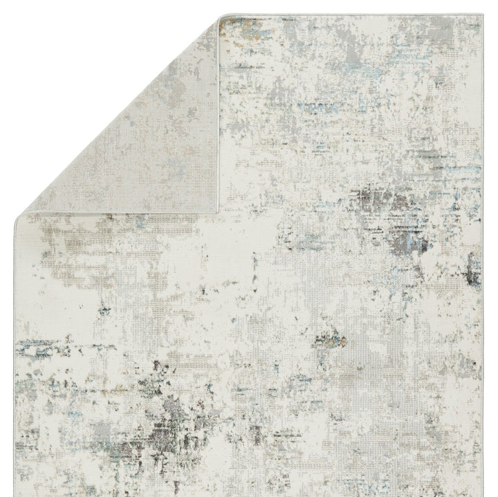 Vibe by Jaipur Living Jehan Abstract Gray/ Light Blue Area Rug (9'10"X14')