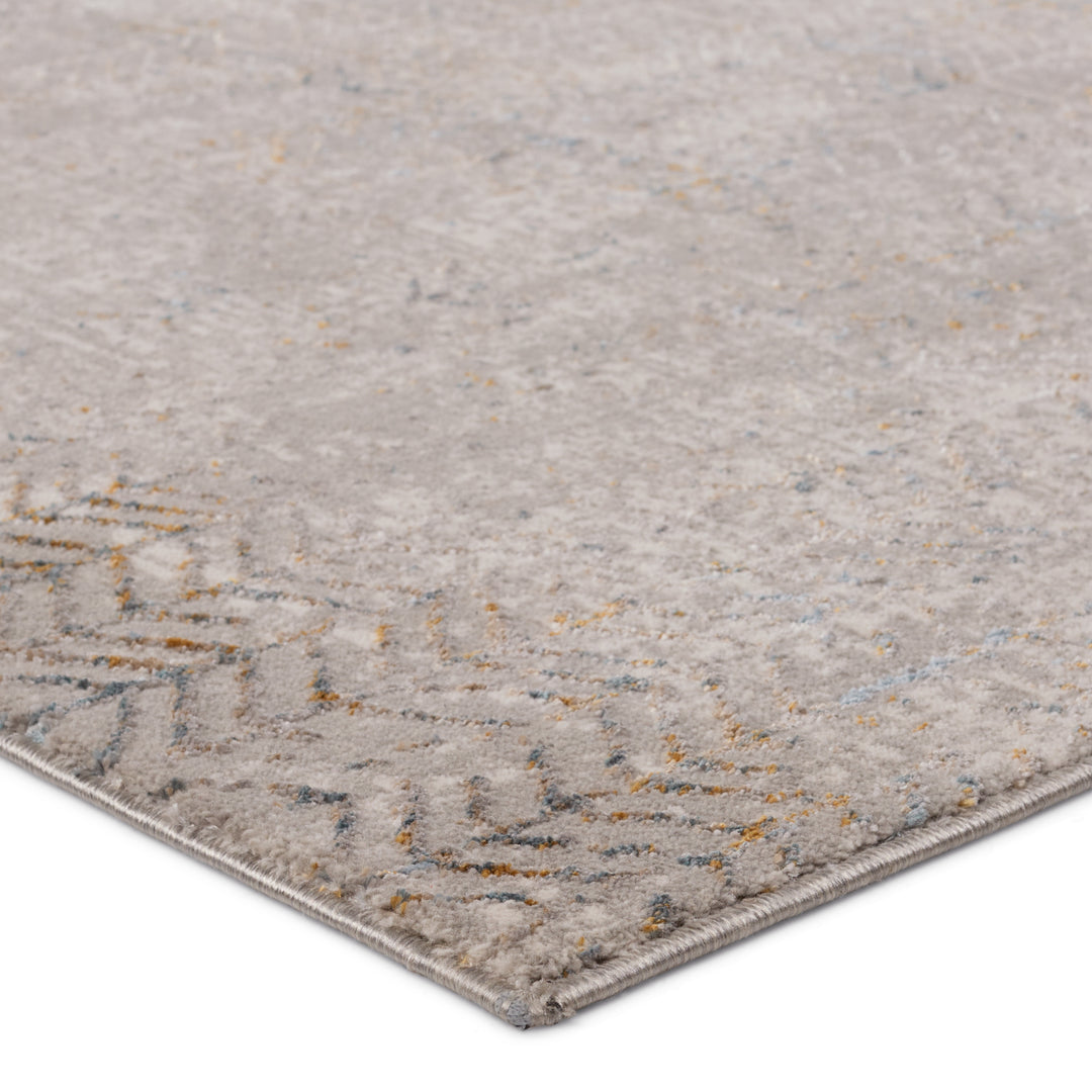 Vibe by Jaipur Living Sylvana Trellis Gray/ Blue Area Rug (9'3"X12')