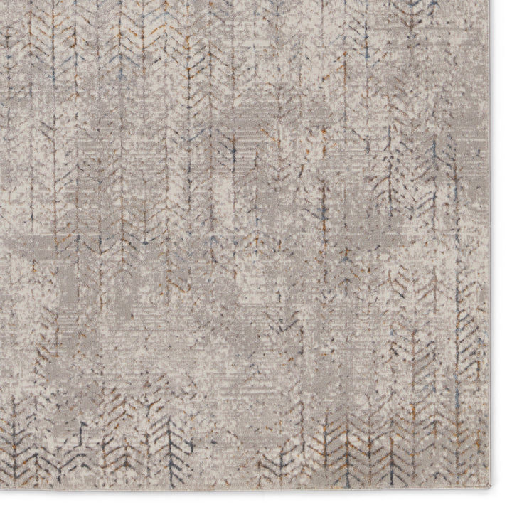 Vibe by Jaipur Living Sylvana Trellis Gray/ Blue Area Rug (6'7"X9'6")