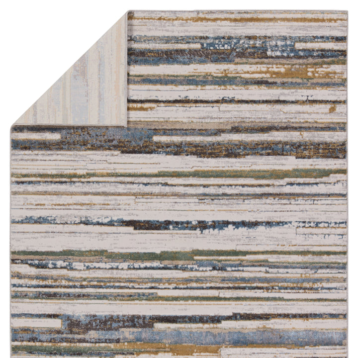 Vibe by Jaipur Living Fioro Striped Multicolor/ Cream Area Rug (6'7"X9'6")