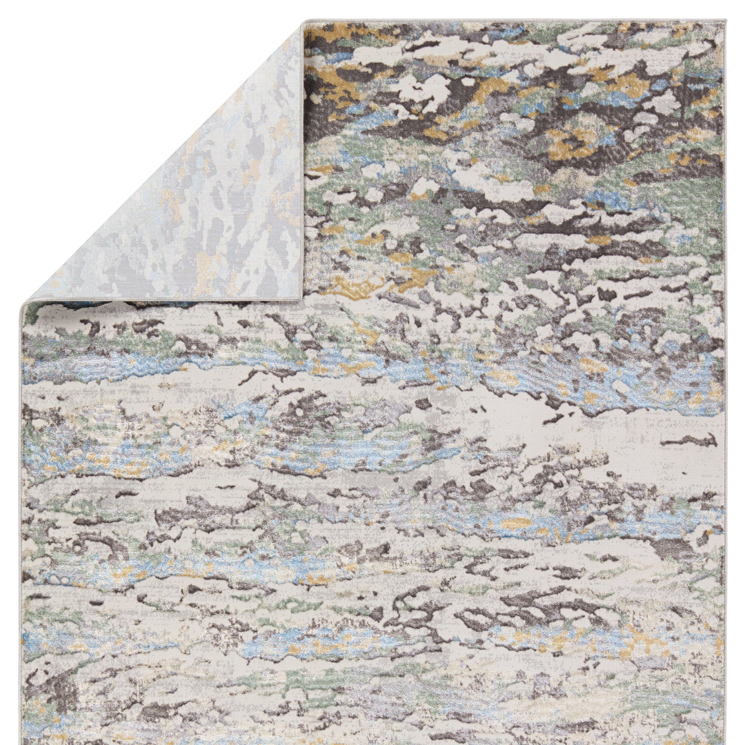 Vibe by Jaipur Living Etosha Abstract Blue/Gray Area Rug (5'3"X8')