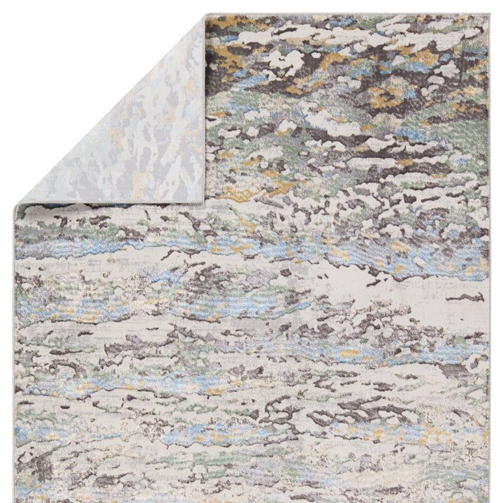 Vibe by Jaipur Living Etosha Abstract Blue/Gray Area Rug (5'3"X8')