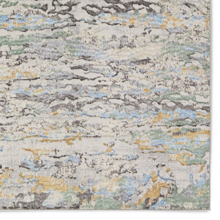 Vibe by Jaipur Living Etosha Abstract Blue/Gray Area Rug (5'3"X8')