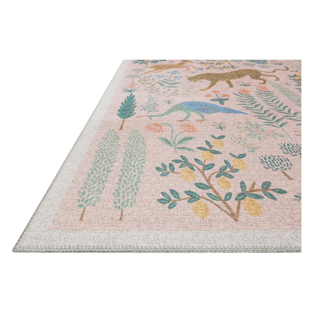 Rifle Paper Co. x Loloi Menagerie Blush 2'-3" x 5' Runner Rug