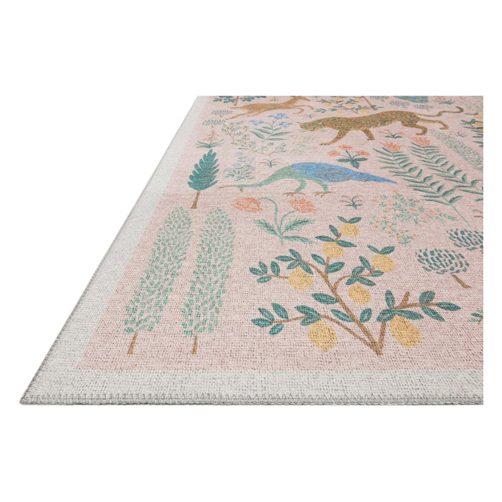 Rifle Paper Co. x Loloi Menagerie Blush 2'-3" x 5' Runner Rug