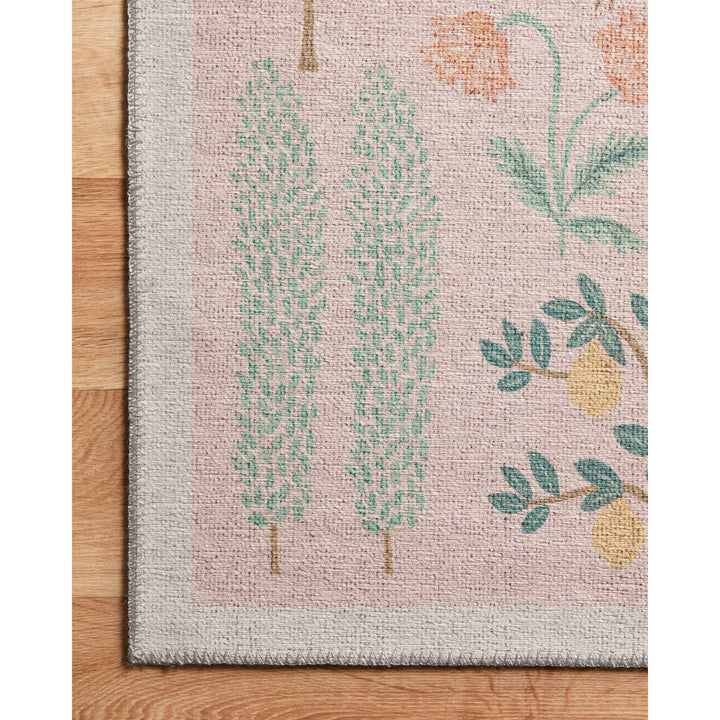 Rifle Paper Co. x Loloi Menagerie Blush 2'-3" x 3'-9" Accent Rug