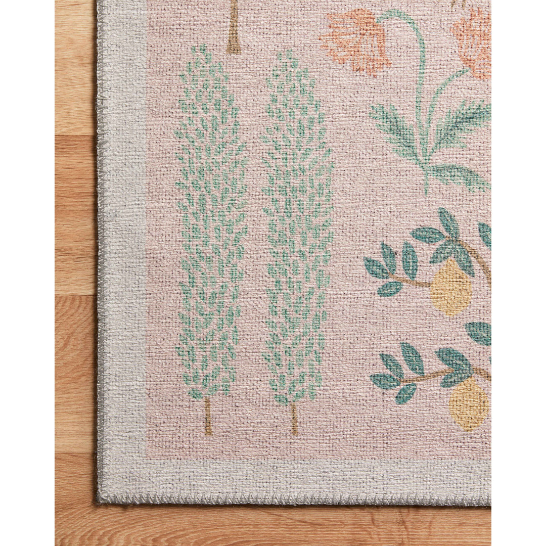 Rifle Paper Co. x Loloi Menagerie Blush 2'-6" x 7'-6" Runner Rug