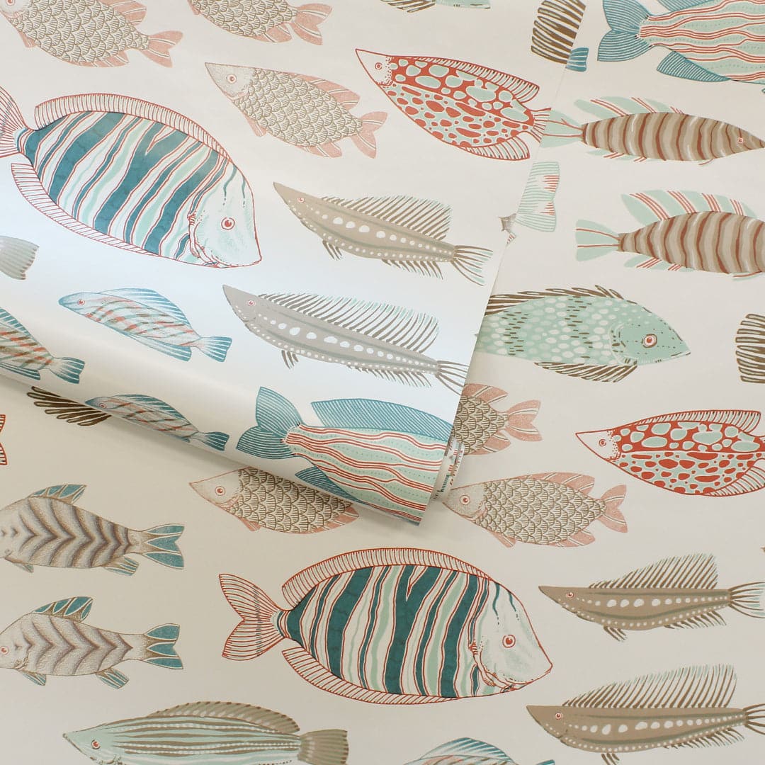 Marine Fish Peel And Stick Wallpaper-Tempaper & Co.-Tempaper-MF15240-DecorNight Fall-13-France and Son