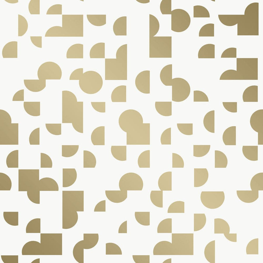 Mod Geo Peel And Stick Wallpaper-Tempaper & Co.-Tempaper-MG15108-Wall PaperGold-1-France and Son