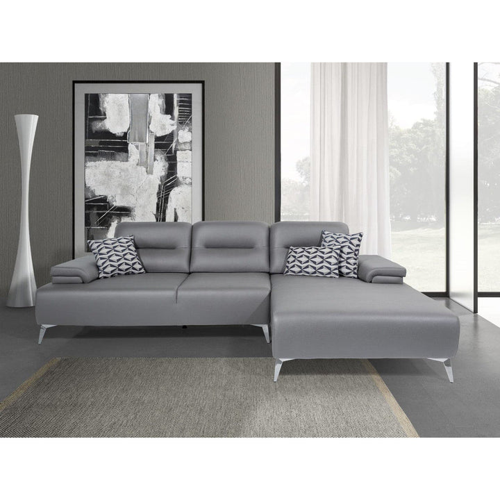 Ruslan Sectional-Whiteline Modern Living-WHITELINE-SR1759-LGRY-Sofas-4-France and Son