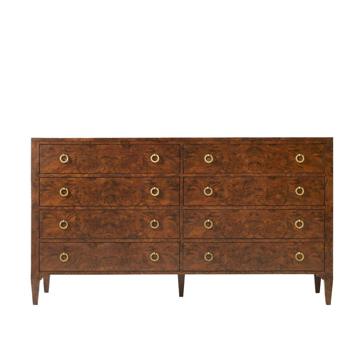 Dressers & Chests Walnut Burl Dresser