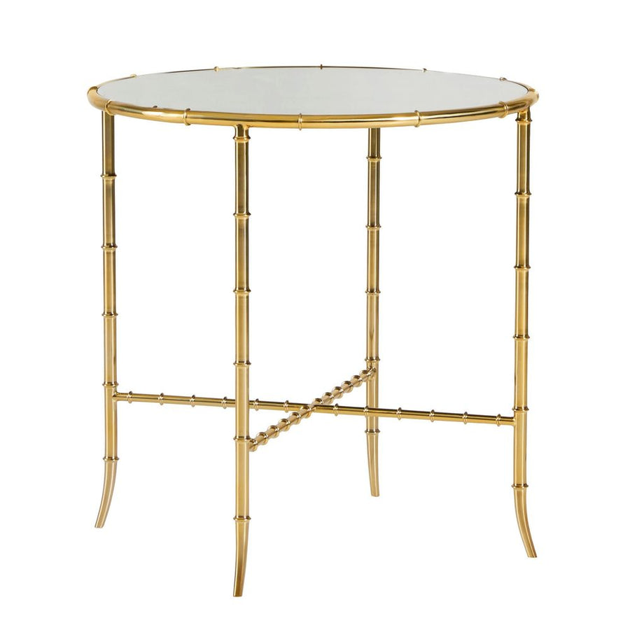 Side Tables Bamboo Round End Table