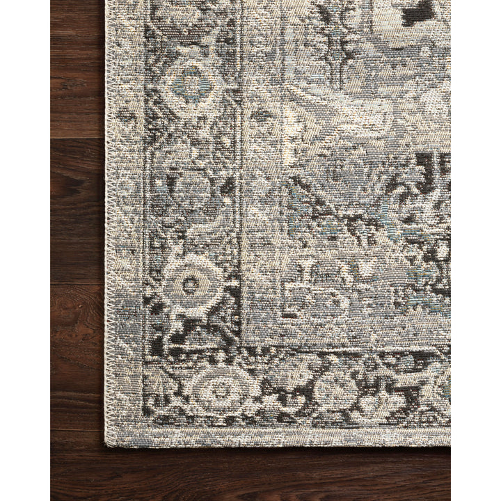 Loloi Mika Grey / Blue 2'-5" x 7'-8" Runner Rug