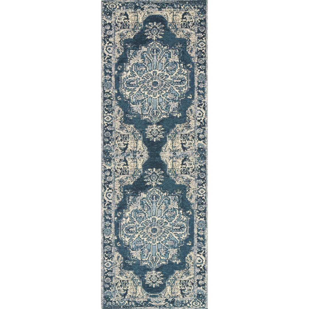 Loloi Mika Dk Blue 6'-7" x 9'-4" Area Rug