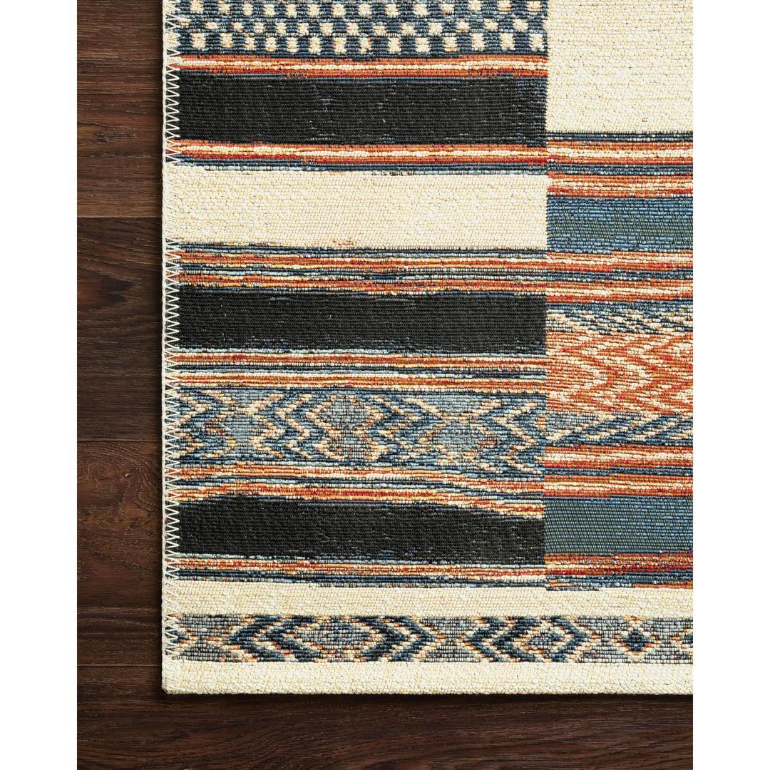 Loloi Mika Ivory / Multi 5'-3" x 7'-8" Area Rug