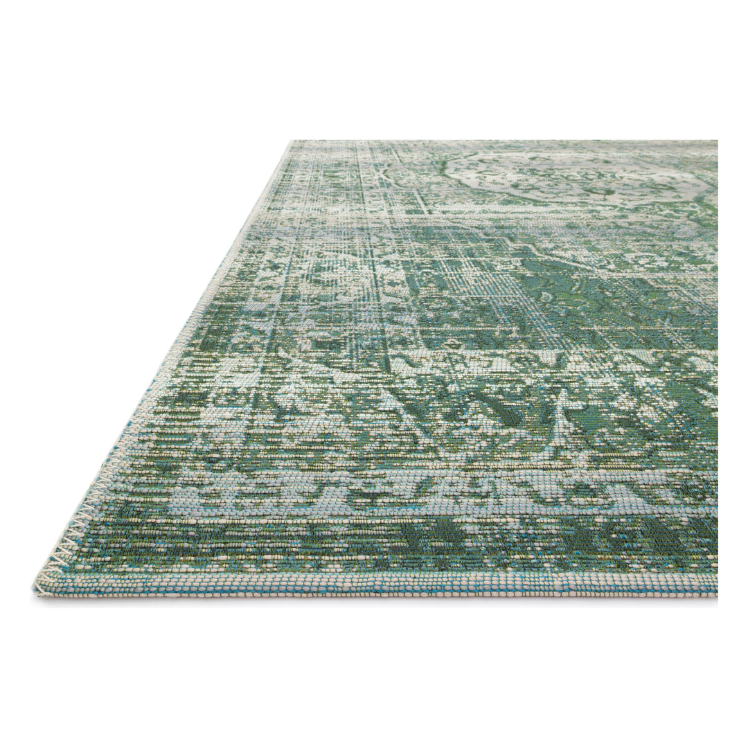 Loloi Mika Green / Mist 18" x 18" Sample Rug