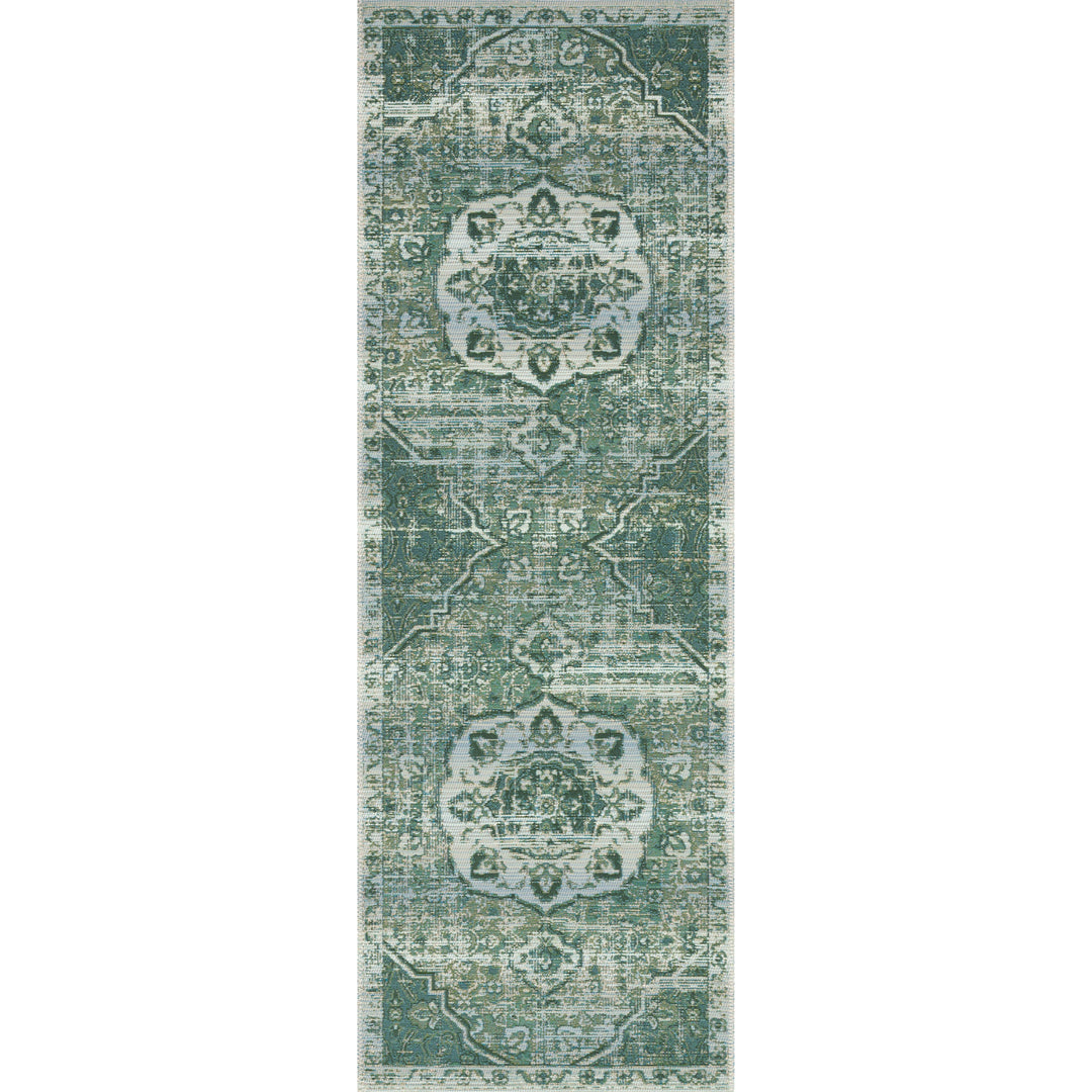 Loloi Mika Green / Mist 10'-6" x 13'-9" Area Rug