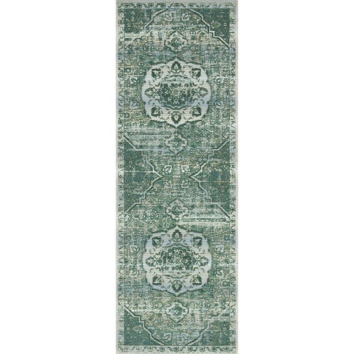 Loloi Mika Green / Mist 5'-3" x 7'-8" Area Rug