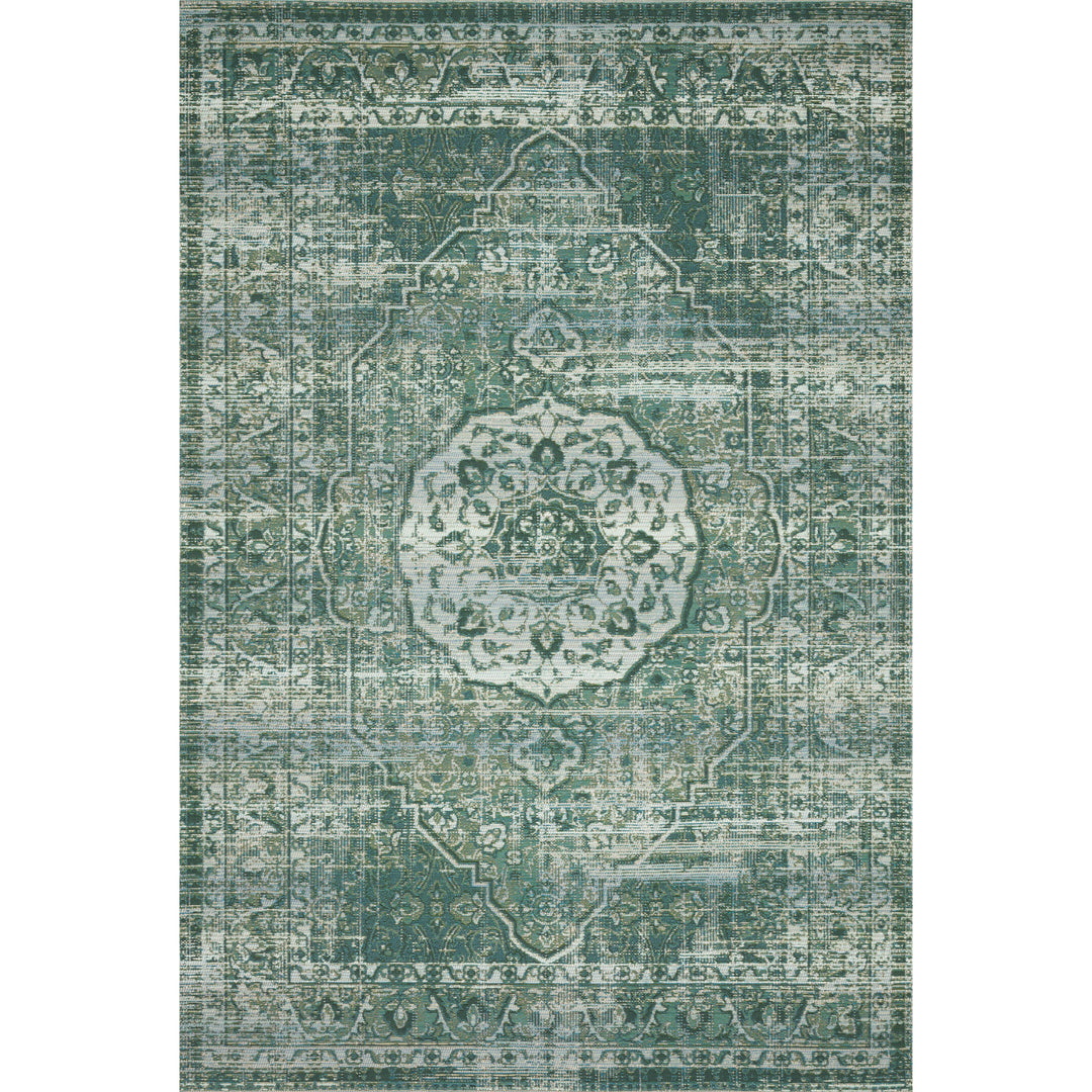 Loloi Mika Green / Mist 2'-5" x 11'-2" Runner Rug