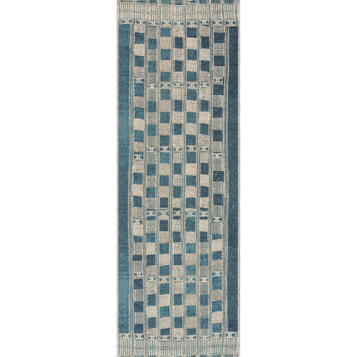 Loloi Mika Blue / Ivory 2'-5" x 4' Accent Rug