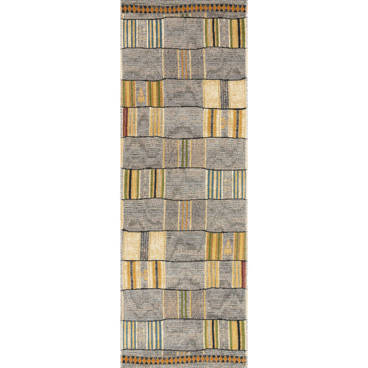 Loloi Mika Granite / Multi 2'-5" x 11'-2" Runner Rug